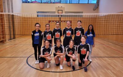 Zweiter Platz bei der Vorrunde der Volleyball-Schüler*innenliga